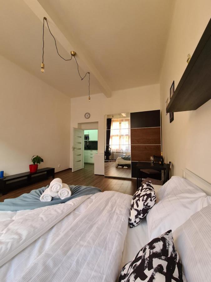 Světlý prostorný byt v Karlíně Praga Exterior foto